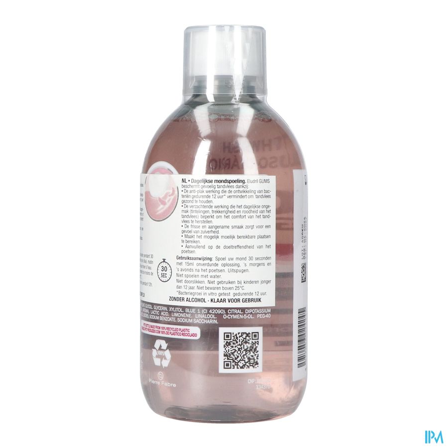 Eludril Gums — Bain de bouche quotidien soin gencives sensibles