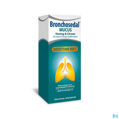 Bronchosedal® Mucus Miel & Citron, contre la toux productive, détache les mucosités et dégage les voies respiratoires, 300 ml