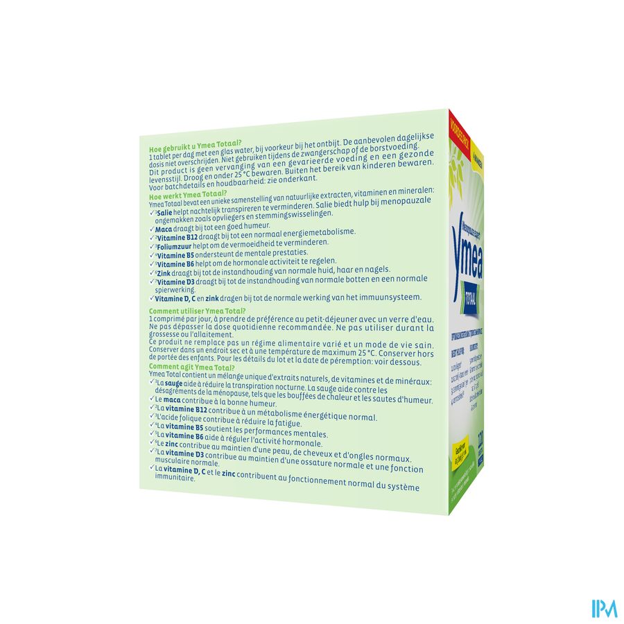 Ymea® Total 120 P. - Ménopause - Contre Bouffées De Chaleur & Fatigue