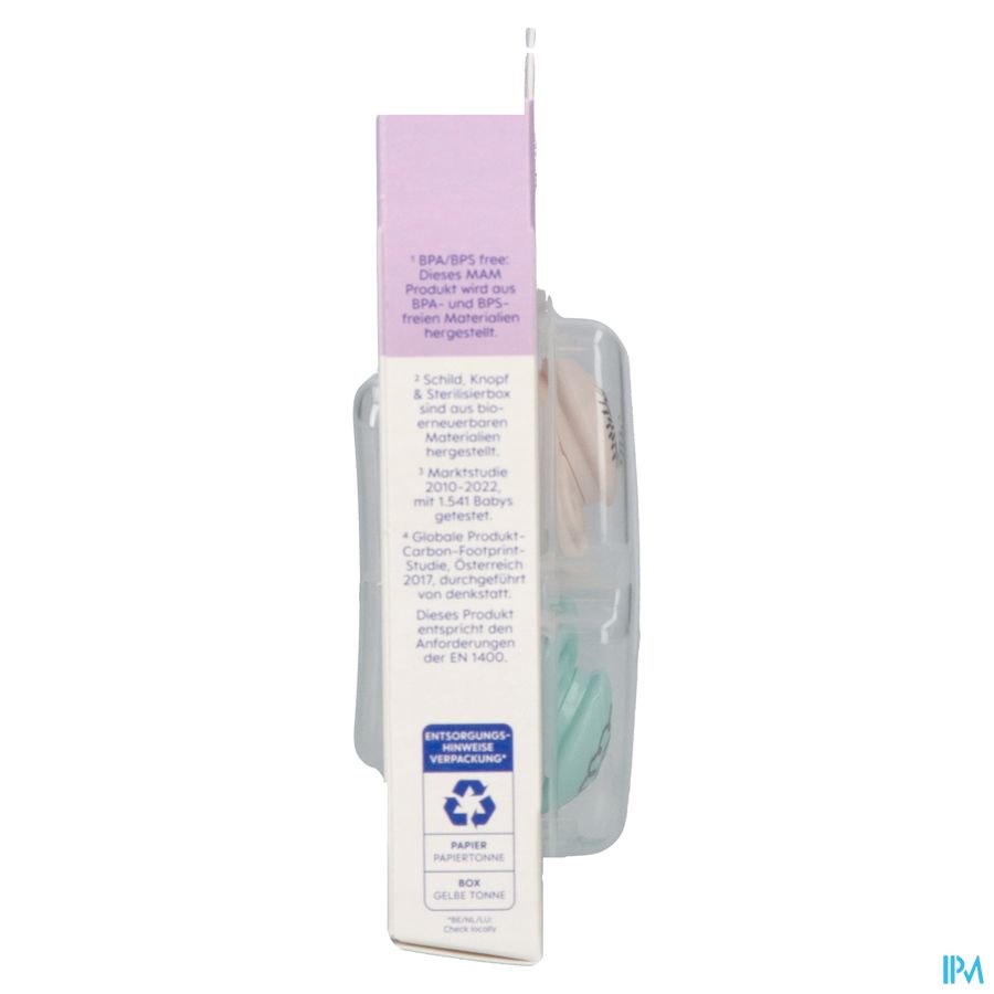 Mam Perfect Sucette Silicone Pure 0-6m Uni 2