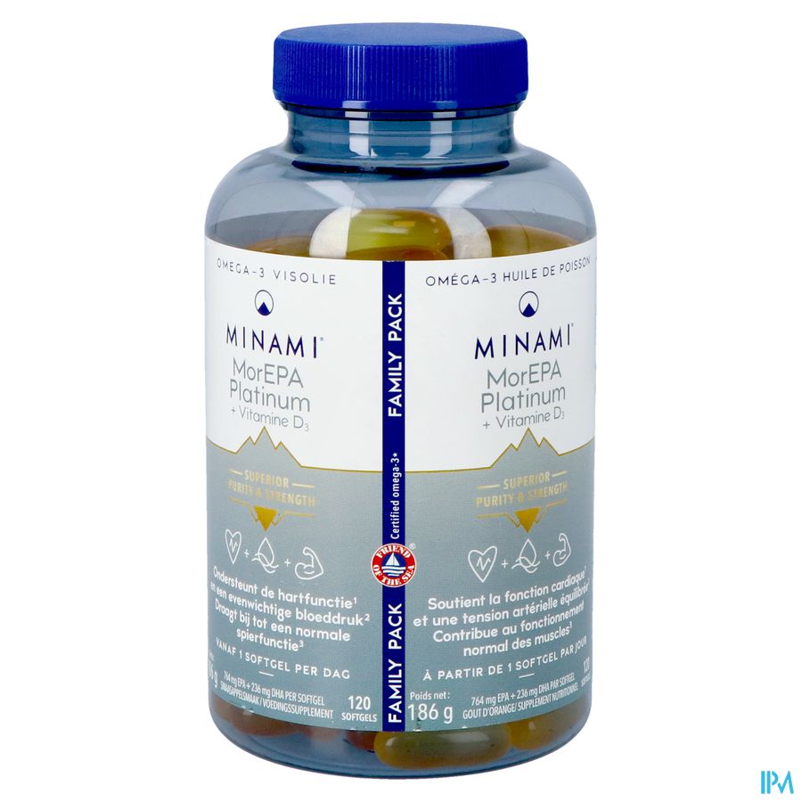 Minami Morepa Platinum Vitamine D3 Caps 120