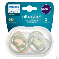 Philips Avent Sucette +6m Ultra Air Animaux Mix