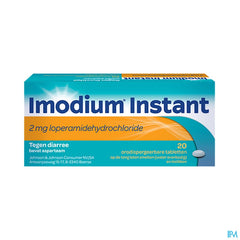 Imodium® Instant, une aide rapide et pratique en cas de diarrhée, 20 comprimés orodispersibles