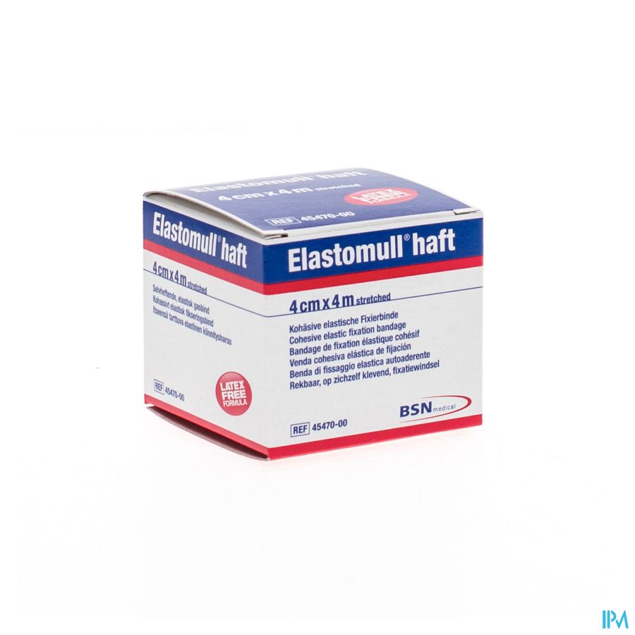 Elastomull Haft Bande Fix. Cohesif 4cmx4m 4547000