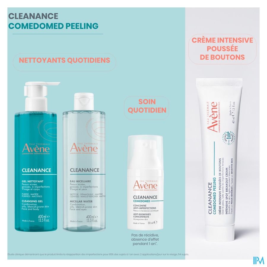 Avène Cleanance Comedomed Peeling crème intensive poussées de boutons 40ml