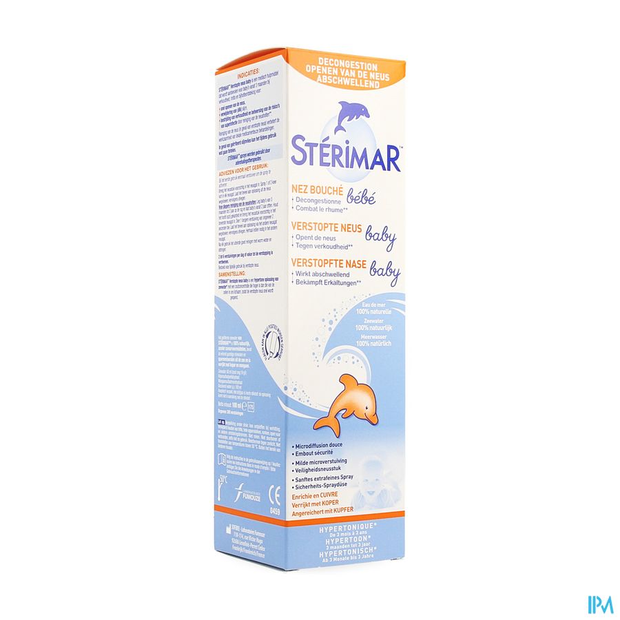 Sterimar Bebe Hypertonique Spray Nasal 100ml