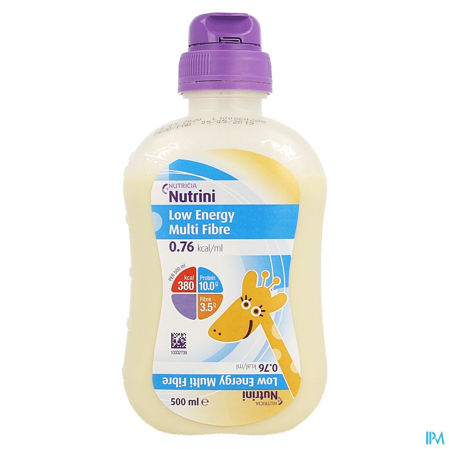 Nutrini Low Energy Multi Fibre Alimentation Par Sonde Bouteilles 500ml