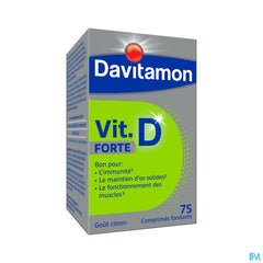 Davitamon® Vitamine D Forte Comprimé Fondant Goût Citron: Immunité, Os, Muscles
