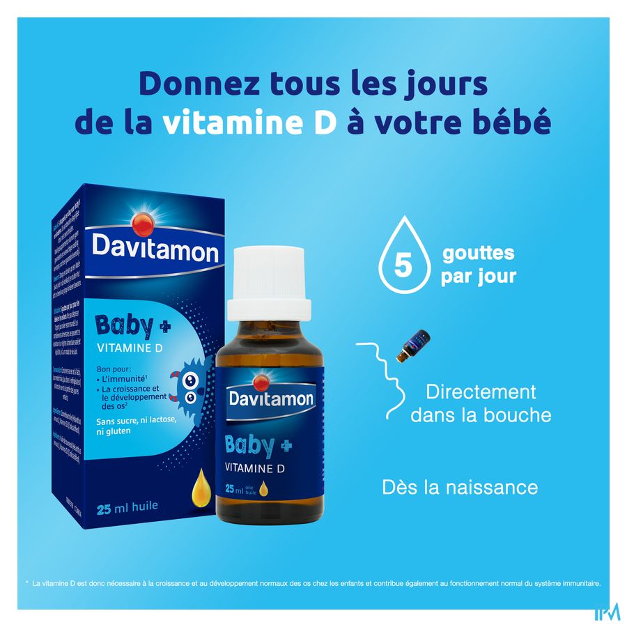 Davitamon® Baby Vitamine D Huile 25 ml