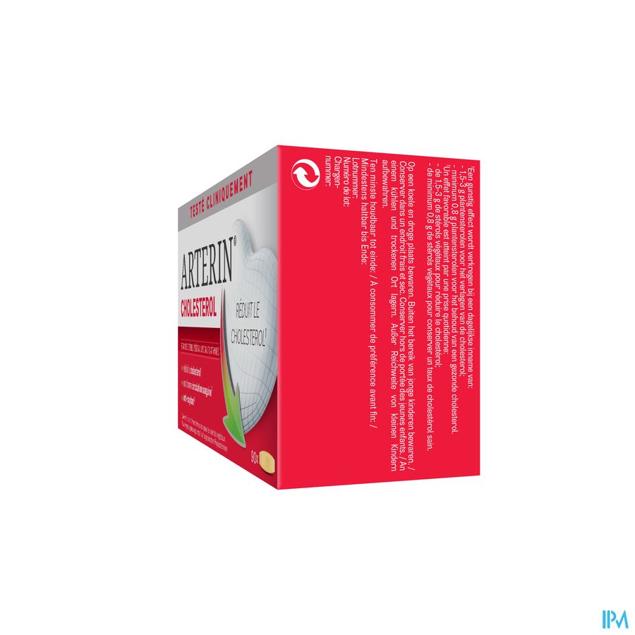 Arterin® Cholestérol 90 Comprimés - Reduit le cholestérol