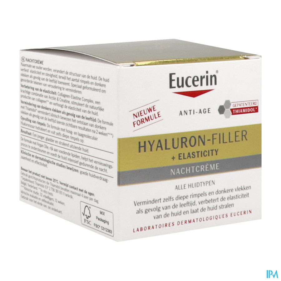 Hyaluron-Filler + Elasticity Soin de Nuit Anti-Rides & Anti-Âge Pot 50ml