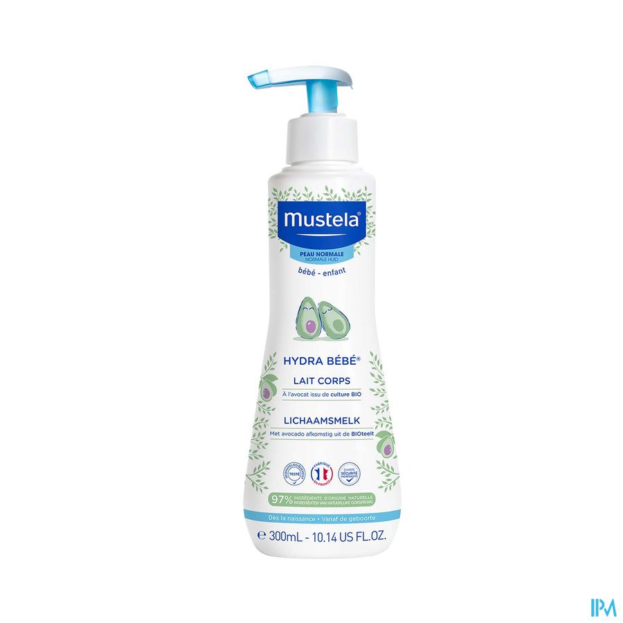 Mustela hydra bébé® lait corps - peau normale 300 ml