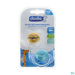 Dodie Sucette Anatomique Silic. +18m Fan A44 2