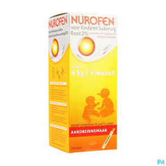 Nurofen Enfant Fraise Susp S/sucre 2% 200ml