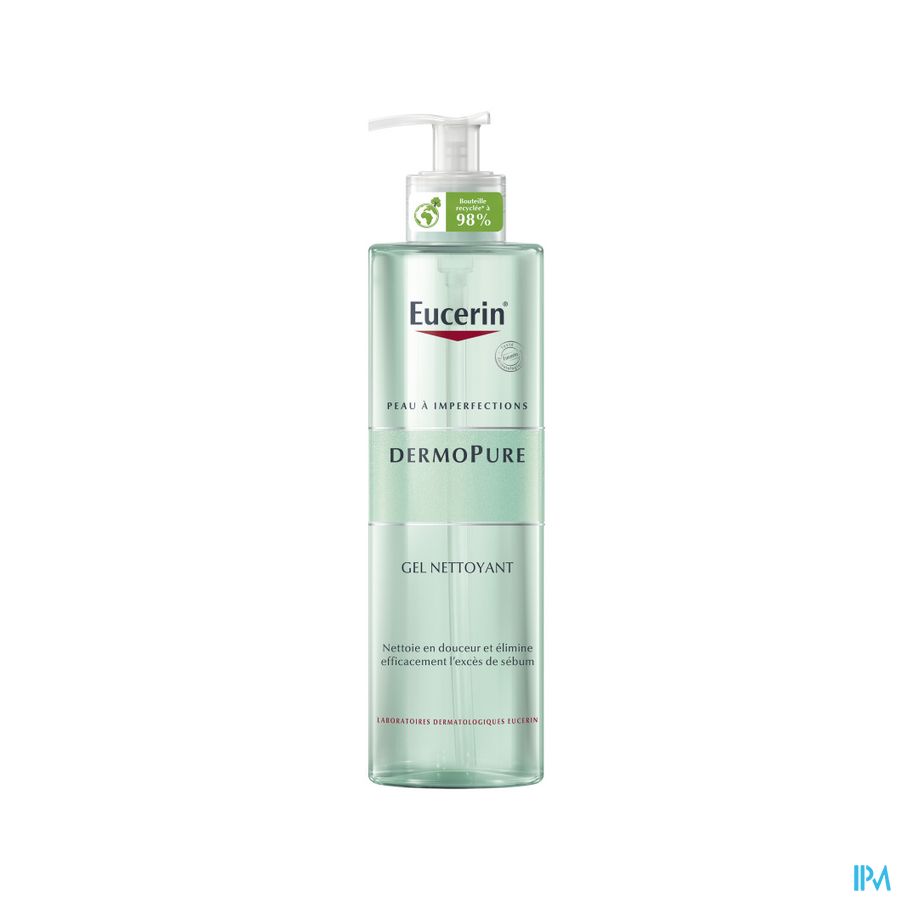 DermoPure Gel Nettoyant Acné Peau à Imperfections avec pompe 400ml