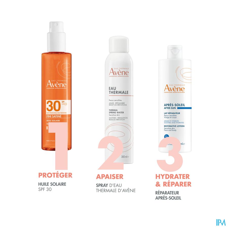 Eau Thermale Avène Huile solaire SPF30 Soins solaires ORANGE