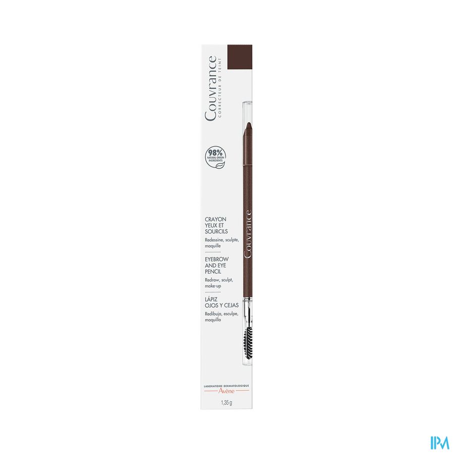 Eau Thermale Avène COUVRANCE Crayon yeux et sourcils brun yeux sensibles