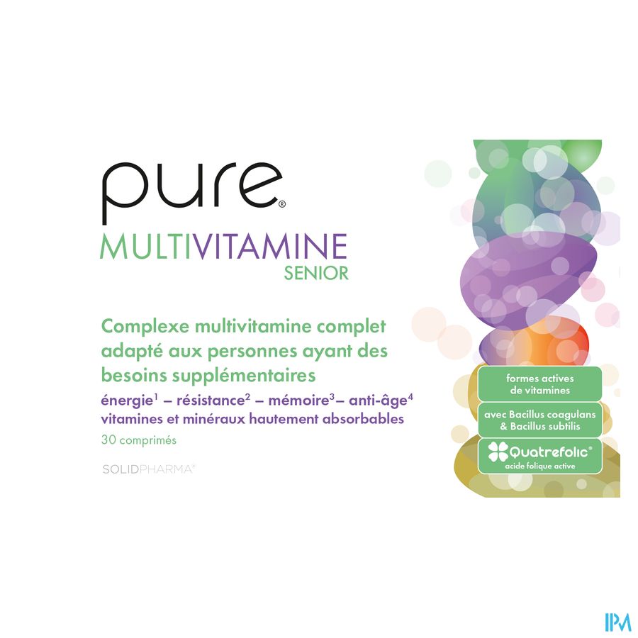 Pure Multivitamine Senior 30