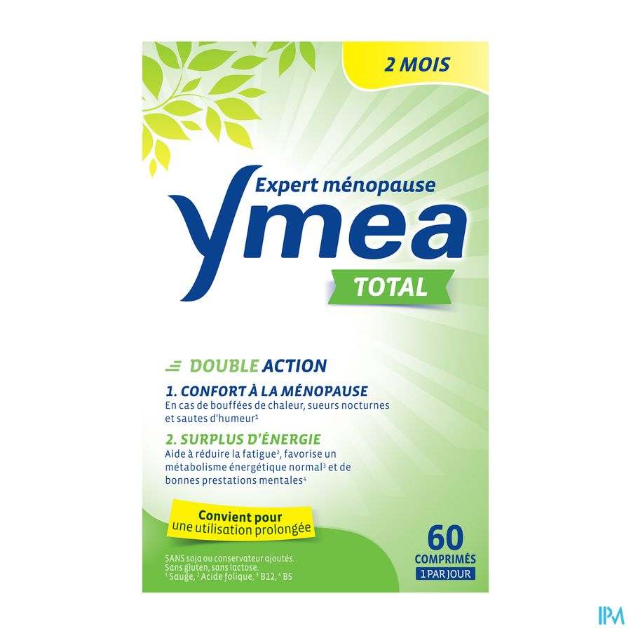 Ymea® Total 60 P. - Ménopause - Contre Bouffées De Chaleur & Fatigue