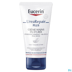 UreaRepair Plus Crème Mains 5% d'Urée Peau Sèche et Rugueuse Tube 75ml