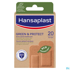 Hansaplast Pansements Green&protect Strips 20