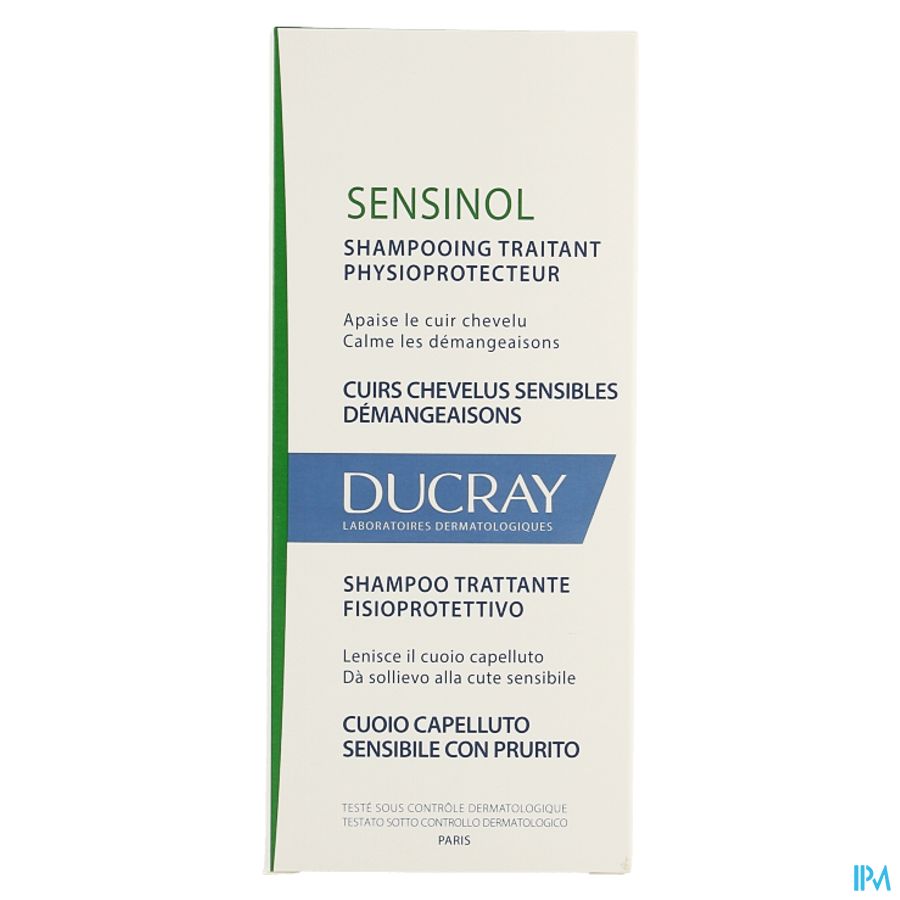 Ducray - Shampooing Physioprotecteur - Shampoing anti-démangeaisons - Sensinol