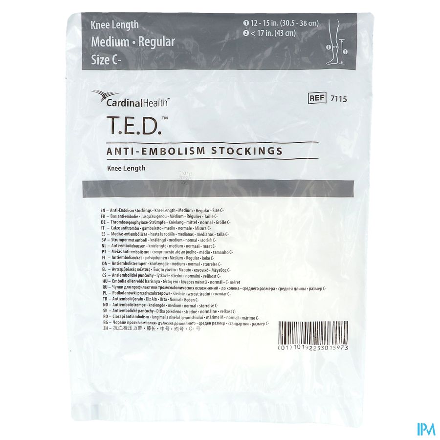 Ted Bas Genou 71150 M Regul Blanc