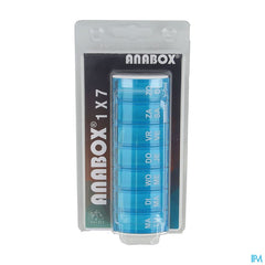 Anabox Pilulier Semaine Bleu