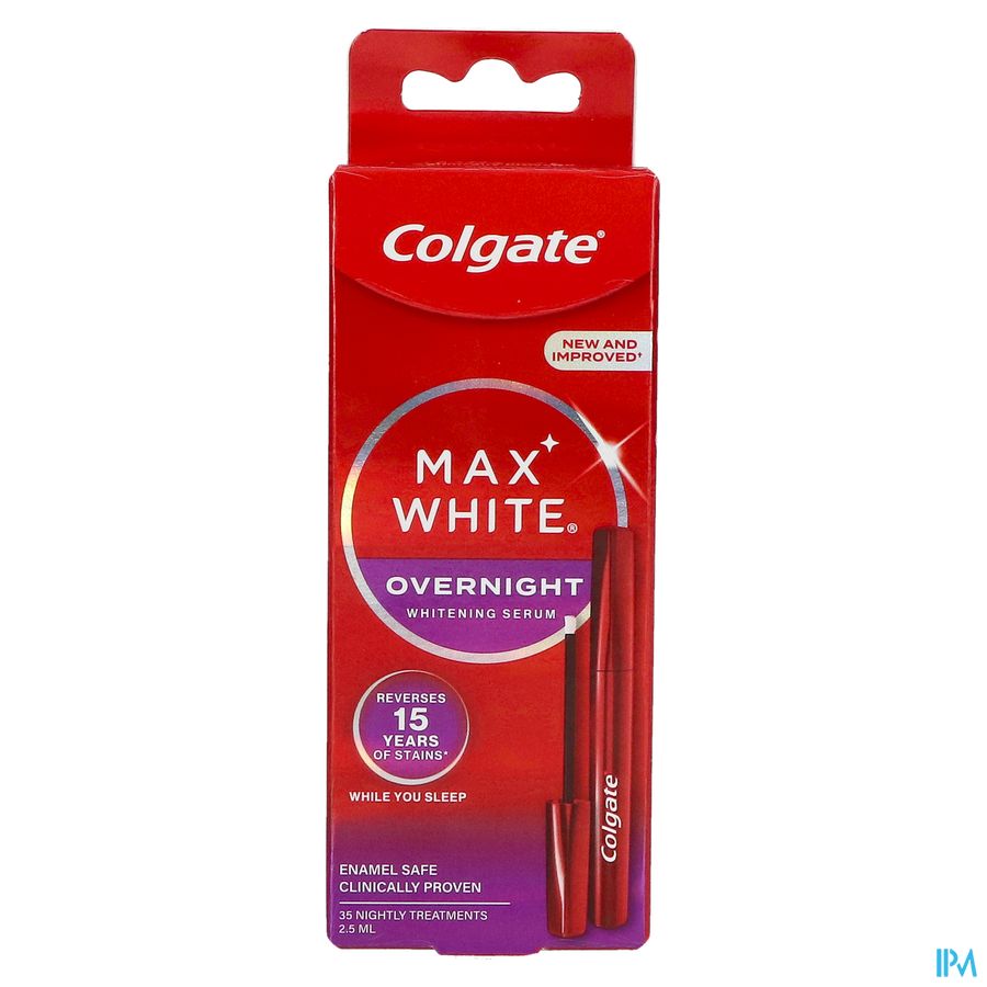 Colgate Max White Stylo Blancheur Nuit 2,5ml Nf