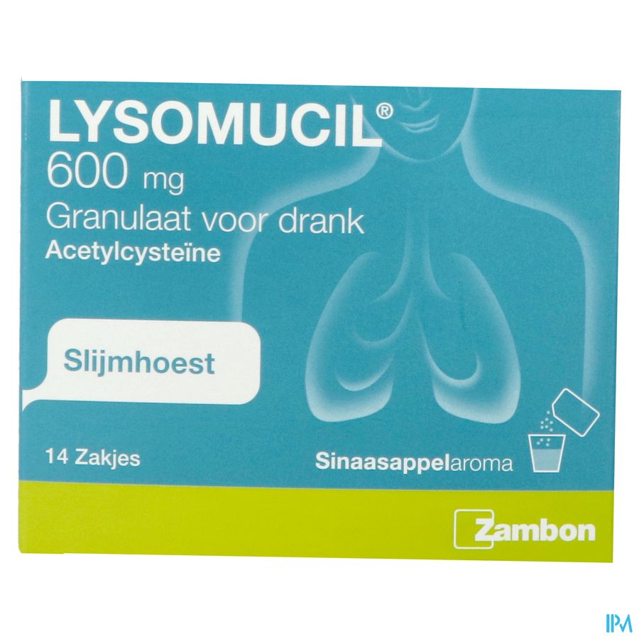 Lysomucil 600 Gran Sach 14 X 600mg