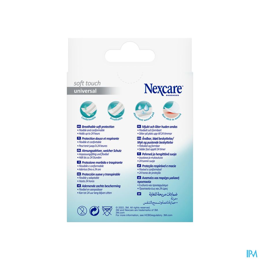 Nexcare 3m Universal Soft Touch Pansement 1mx8cm 1