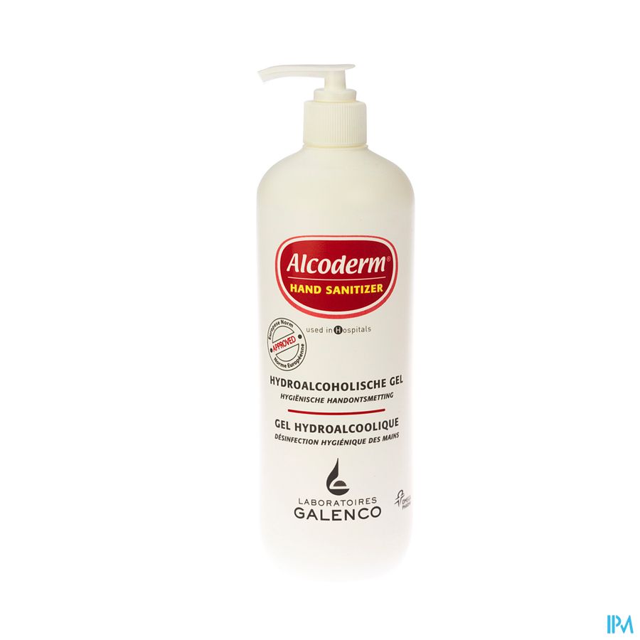 Alcoderm® Gel Hydroalcoolique Desinfection Hygienique Des Mains 600 ml
