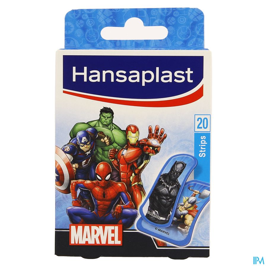 Hansaplast Pansement Enfants Marvel Strips 20