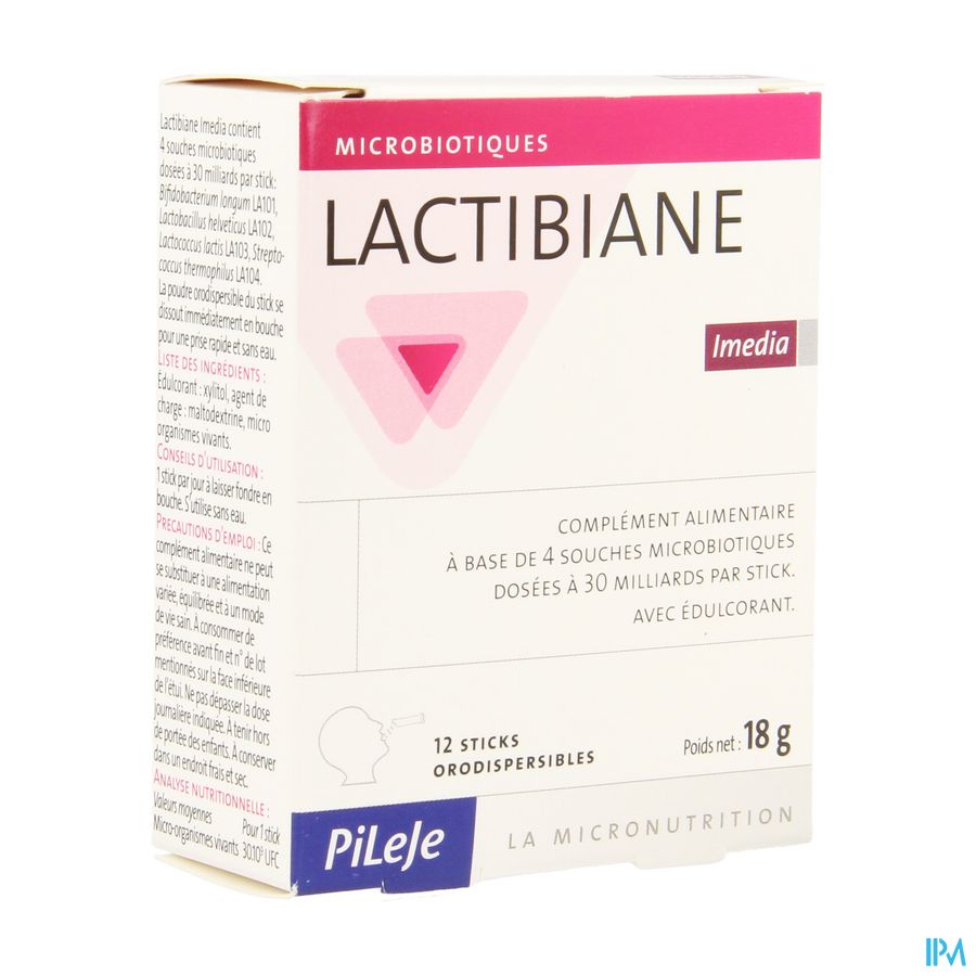 Lactibiane Imedia Sticks 12