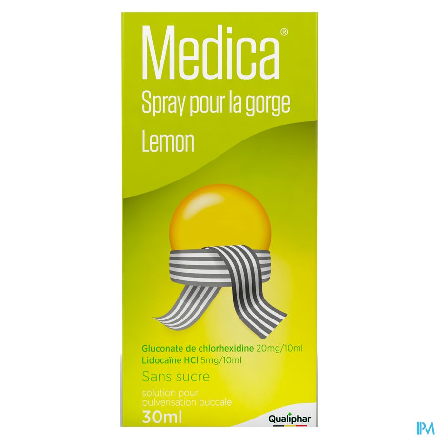 Medica spray pour la gorge Lemon 30 ml - mal de gorge