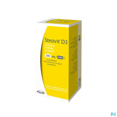 Steovit Forte Citron 500mg/400 U.I. Calcium & Vit D - 180 comprimés à croquer