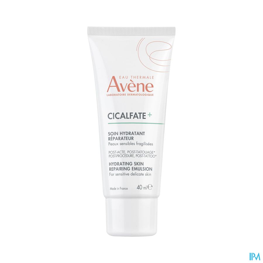 Eau Thermale Avène CICALFATE+ Soin Hydratant Réparateur post-acte, post-tatouage - Peaux sensibles fragilisées