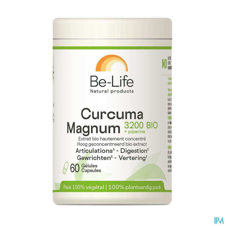 Curcuma Magnum 3200 Be Life Bio Pot Caps 60