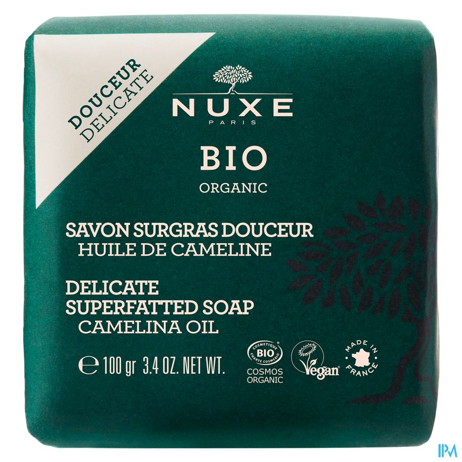 Nuxe Bio Savon Surgras Douceur Huile Cameline 100g