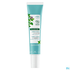 Klorane Visage Menthe Aquatique Creme Purete 40ml