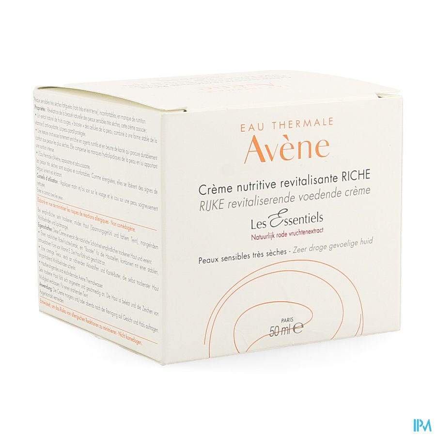 Eau Thermale Avène - Crème nutritive revitalisante riche