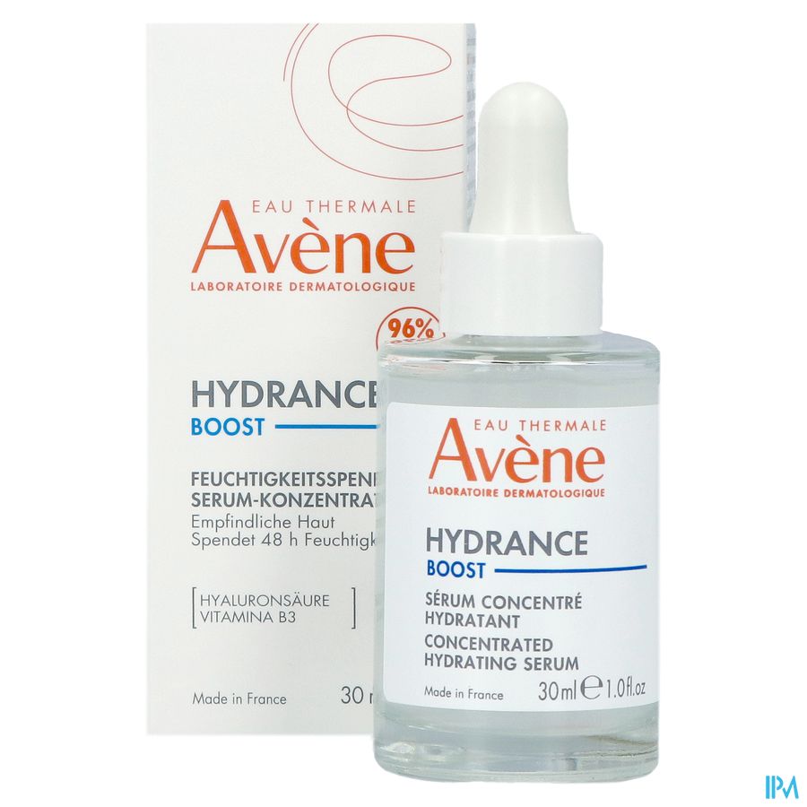 Eau Thermale Avène HYDRANCE Boost Sérum Concentré Hydratant  - Visage, Cou, décolleté