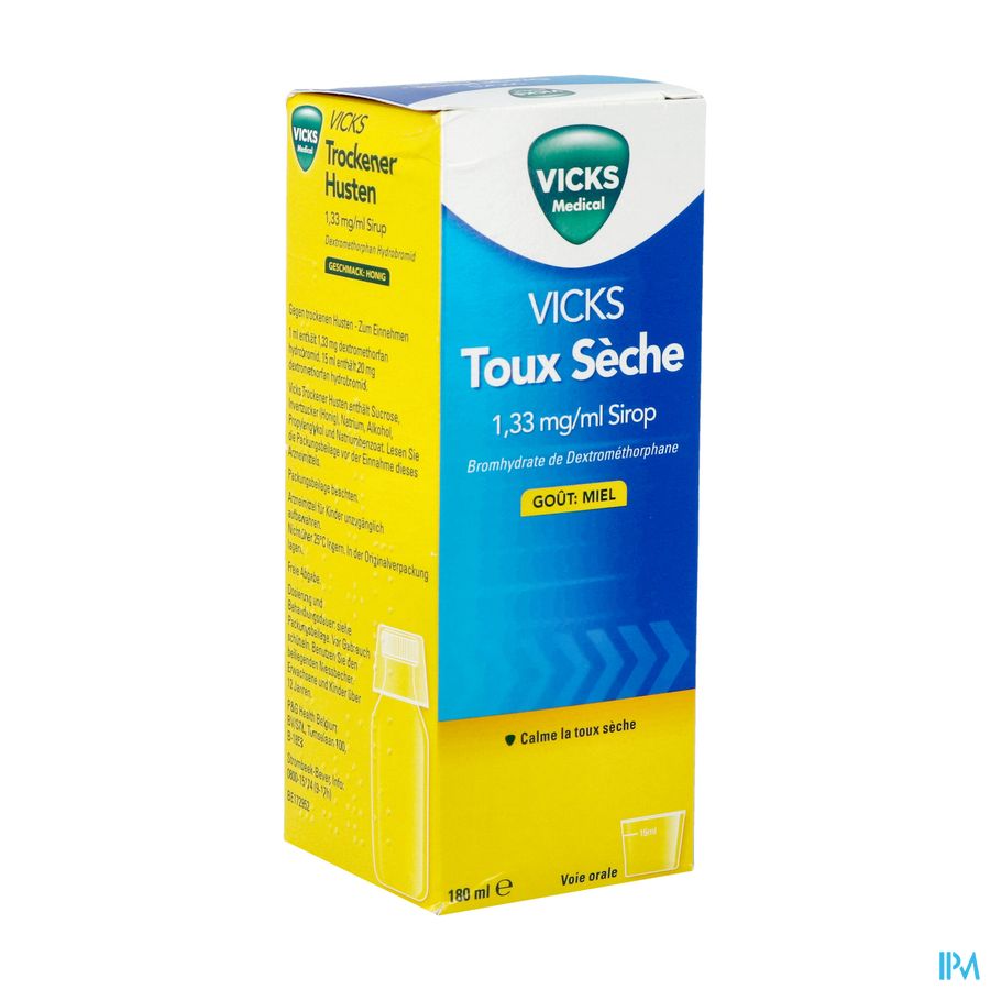 Vicks Toux Seche Sirop 180ml