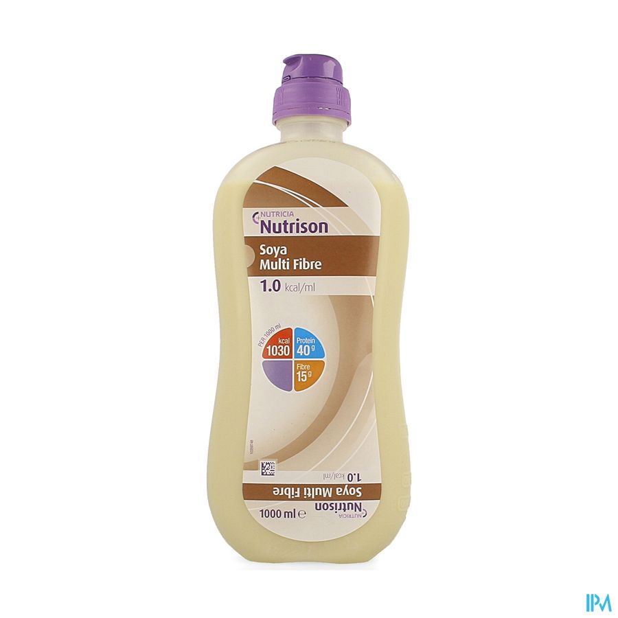 Nutrison Soya Multi Fibre Alimentation Par Sonde Bouteille 1L