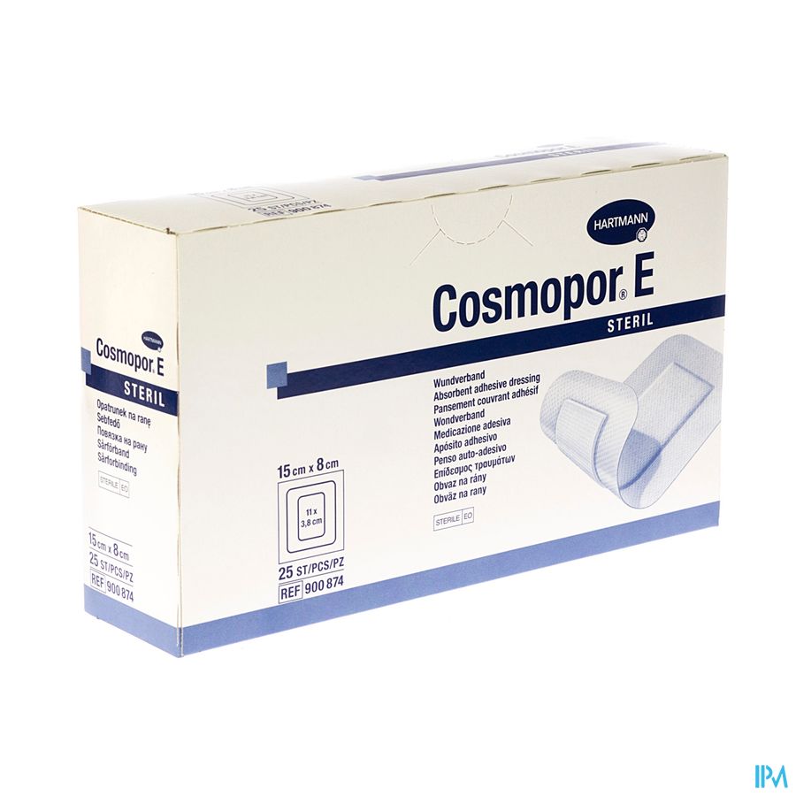 Cosmopor E Latexfree 15x8cm 25 P/s