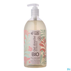 Mkl Gel Douche Bio Fleur Coton Fl Pompe 1l