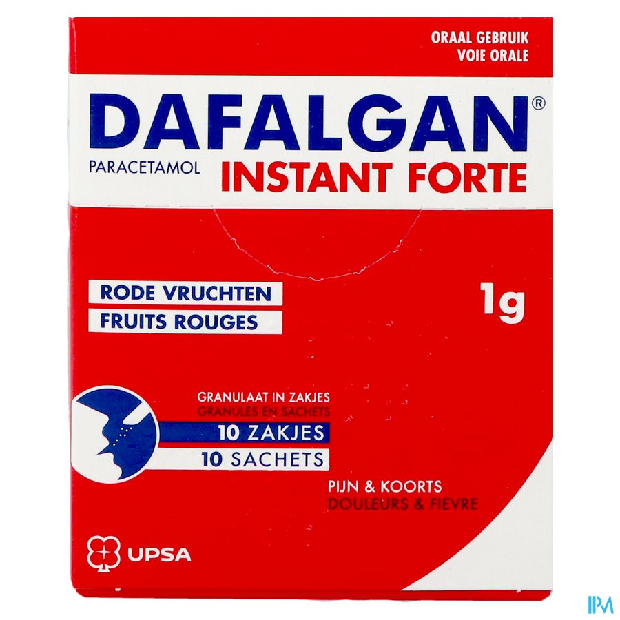 Dafalgan Instant Forte Fruits R. 1g Gran Sach 10