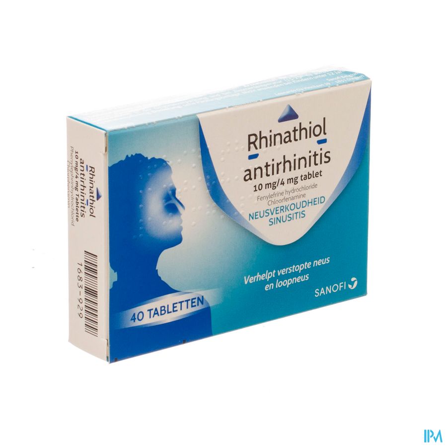 Rhinathiol Antirhinitis Tabl 40