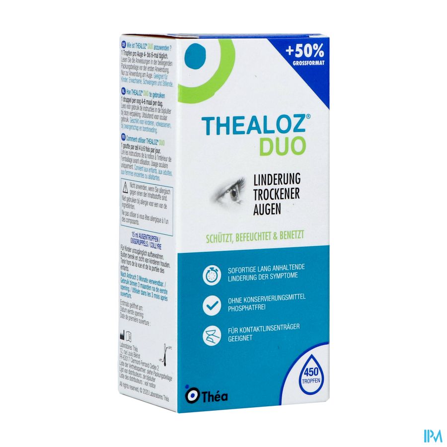 Thealoz Duo Gouttes Oculaires 15ml