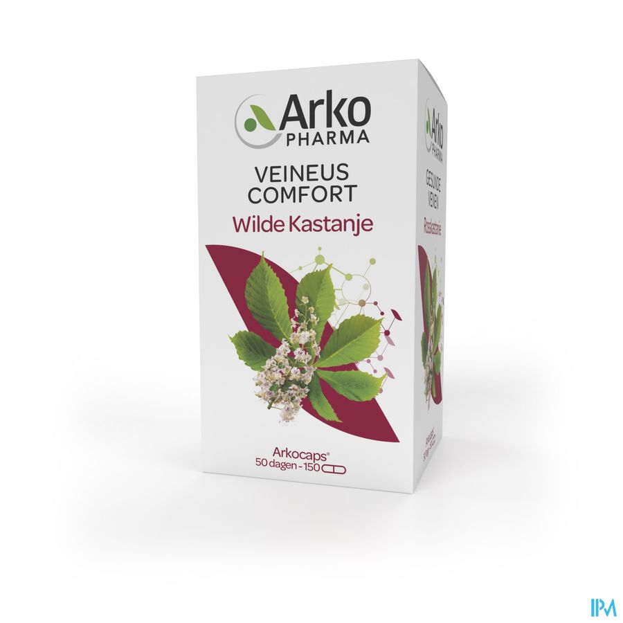 Arkopharma Arkogélules Marronnier D'Inde Confort veineux 150 Gélules Végétales